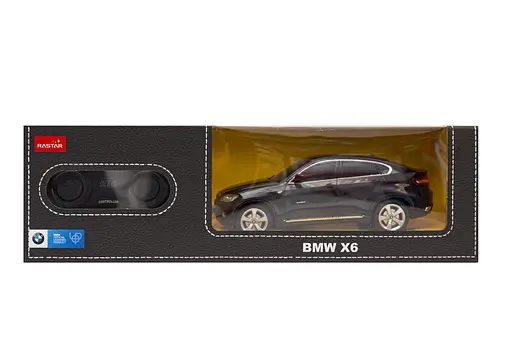 Машинка Rastar BMW X6 на управлінні 1:24 чорний 31700 - фото 5