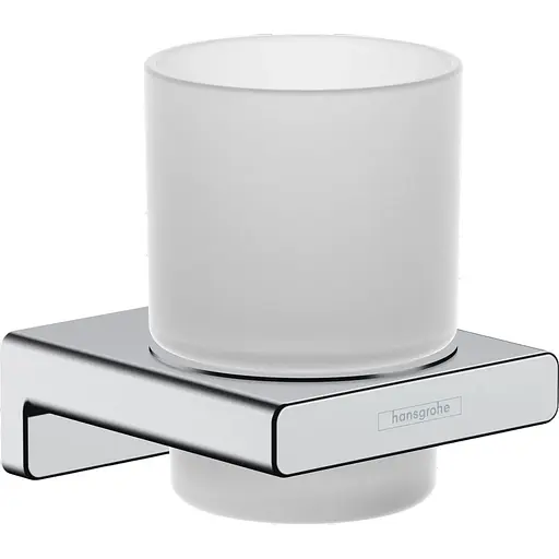 Склянка підвісна Hansgrohe AddStoris Chrome/скло 41749000 хром - фото 1