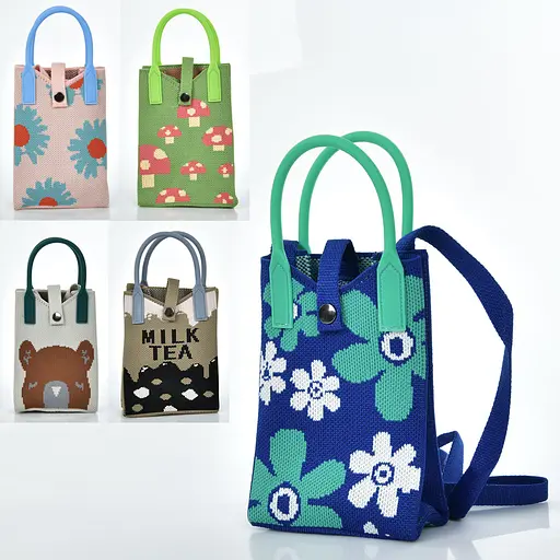 Сумочка в’язана, 24x12 см, FG230705028 (В асортименті) - фото 7