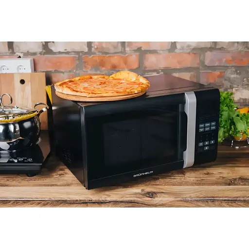 Мікрохвильова піч Grunhelm 23MX823-B 800 Вт 23 л чорна (95063) - фото 11