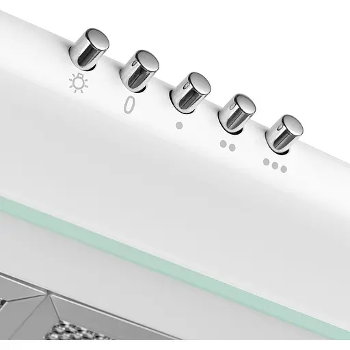 Плоская вытяжка Pyramida MX 60 (450) B WH - фото 5