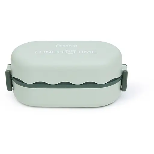 Ланч-бокс Fissman двойной 19х9х8.7см зеленый (16744) - фото 4