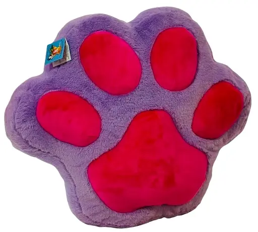 М’яка іграшка Подушка Лапка, середня, фіолетово-малинова, 45 см