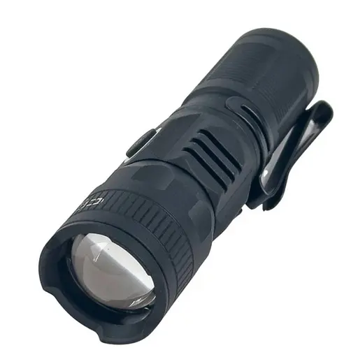 Ручний ліхтар Coba CB-X03R-TG на акумуляторі зі швидким заряджанням ручний ліхтар LED біле світло Чорний - фото 2