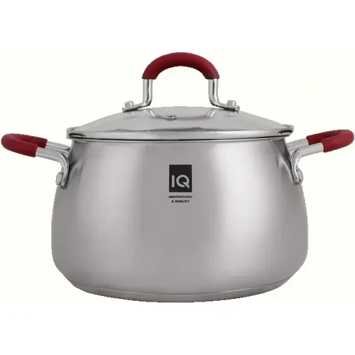 Каструля IQ Be Royal з кришкою 24 см 5.2 л (IQ-2051-24) - фото 1