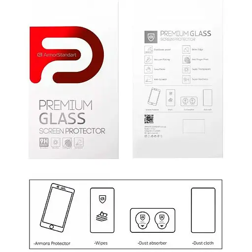 Защитное стекло ArmorStandart Full Pro Glass для Redmi 13 4G/Poco M6 4G Black (ARM78248) [135042] - фото 8