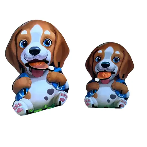 Настільна розвиваюча гра "Нагодуй песиків" Ubumblebees (ПСФ113) PSF113 пазл-сортер - фото 1