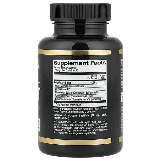 Для суставов и связок California Gold Nutrition Sport Joint Health, 90 вегакапсул - фото 2