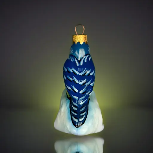 Ялинкова прикраса Різдвяні історії Синиця скло (4820001046342) - фото 4