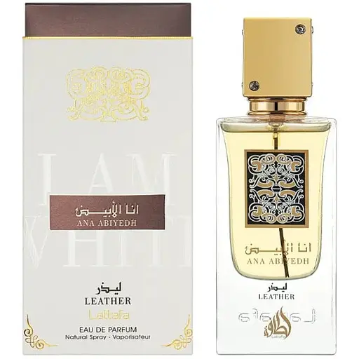 Парфюмированная вода оригинал Lattafa Perfumes Ana Abiyedh Leather 60 мл - фото 1