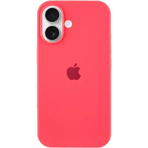 Чехол Epik Silicone Case Full Protective AA для Apple iPhone 16, 6.1 Арбузный/Watermelon red