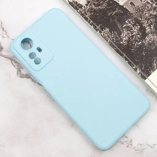 Силиконовый чехол Epik Candy Full Camera для Xiaomi Redmi Note 12S Бирюзовый / Turquoise - фото 2
