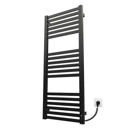 Електрична рушникосушарка Kosser Герда 1200x500 ER ДГ04ER, Чорний матовий, Праве - фото 1