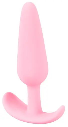 Анальна пробка Cuties Mini Butt Plug 8.4 см (рожевий) - фото 3
