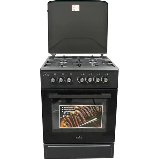 Плита комбінована Castle CPG-60H (чорний графіт) - фото 1