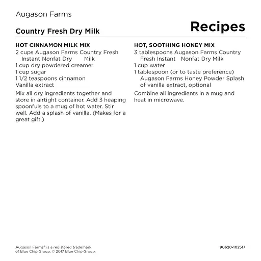 100% натуральне знежирене молоко сублімоване Augason farms, 39 порцій (101192) - фото 4