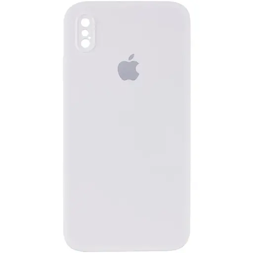Чехол Epik Silicone Case Square Full Camera Protective AA для Apple iPhone X/XS 5.8 Белый/White