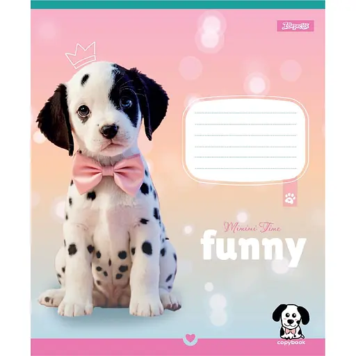 Набор тетрадей 1 Вересня Funny Pets А5 в косую линию 12 листов 25 шт. (768210) - фото 2