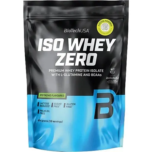 Протеин BiotechUSA Iso Whey Zero 454 г Pistachio