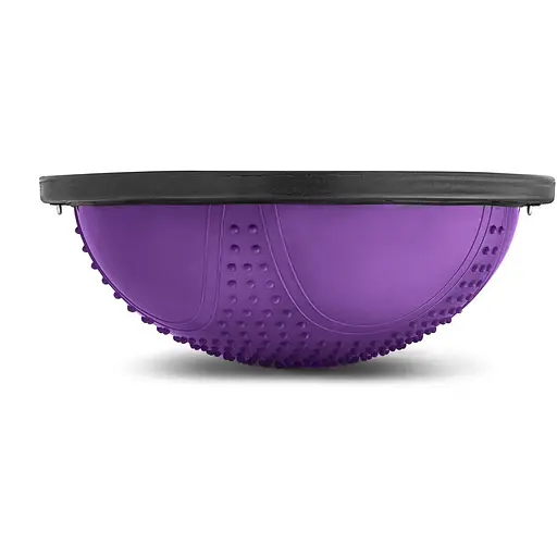 Балансировочная полусфера Hop-Sport HS-MB058B с вкраплениями фиолетовая - фото 8
