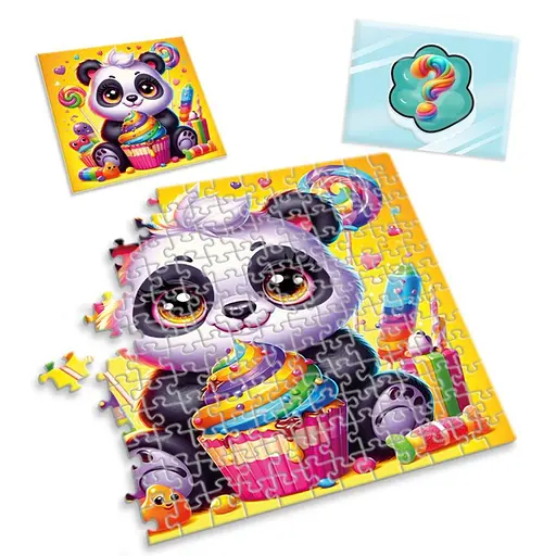 Детские пазлы с сюрпризом Панда VT8030-08, 180 деталей - фото 3