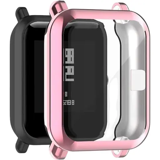 Чехол-накладка DK CDK Silicone Face Case для Xiaomi Amazfit Bip S / 1S / S Lite (012417) (pink rose)