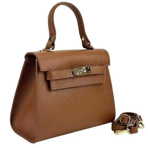 Небольшая классическая кожаная сумочка Firenze Italy F-IT-9866C