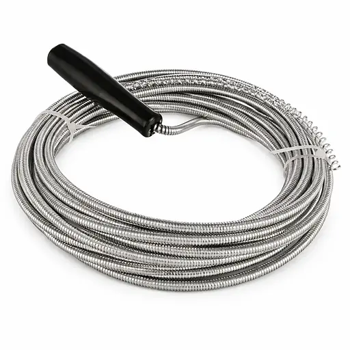 Трос для прочистки труб пружинный из нержавеющей стали 3 м устройство для чистки канализации 88345 - фото 2