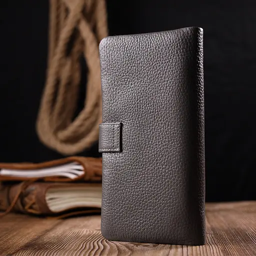 Женское кожаное портмоне KARYA 9.5х18.5х2 см acs0024049 - фото 8