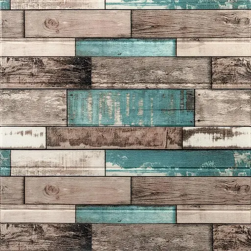 Декоративная 3D панель самоклеющаяся 700х700х6мм Синее дерево (088) SW-00000275 - фото 1