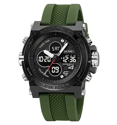 Годинник чоловічий наручний спортивний Skmei 2065 (Зелений)