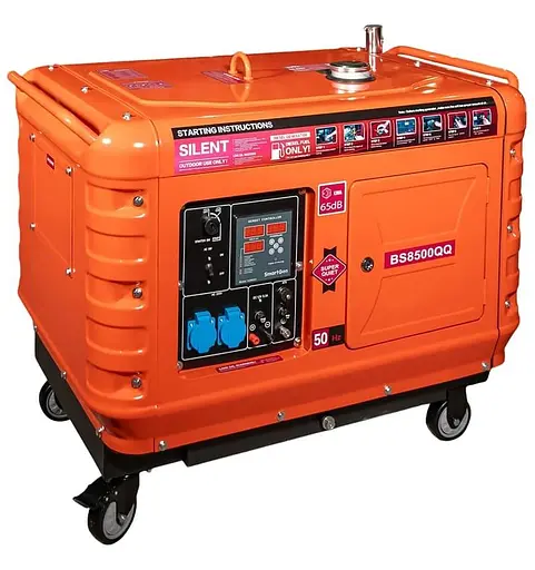 Генератор Синхронний Bison 4.2 кВт BS8500QQ / 4200 Вт / Дизель (41-00410) - фото 4