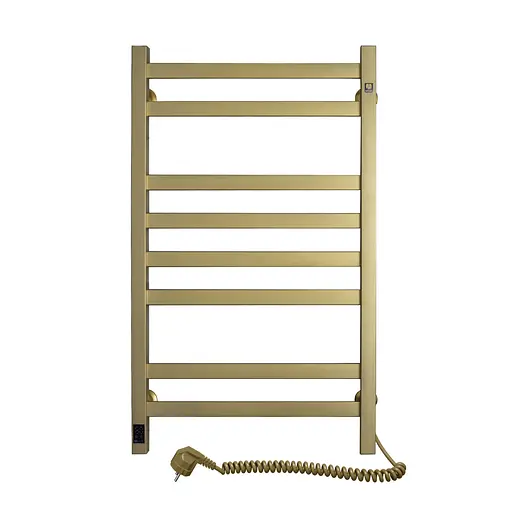 Електрична рушникосушка Navin Авангард 480x800 Sensor правобічна з таймером, матове золото 12-212033-4860, Золотий, Праве, Електронний - фото 1