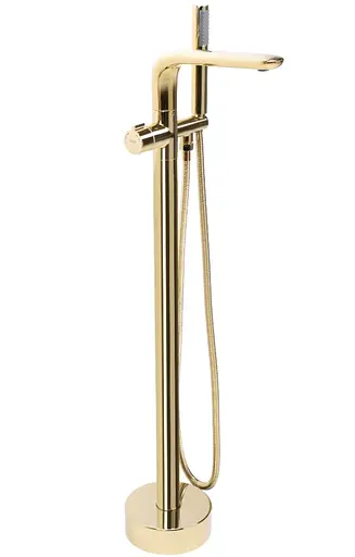 Змішувач для ванни Rea Clark gold підлоговий REA-B5302 Золотий - фото 1