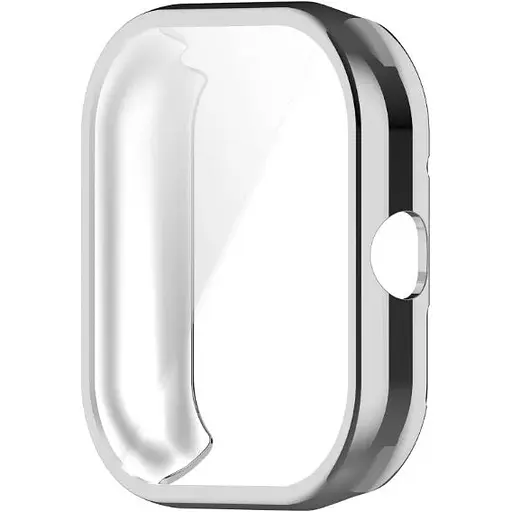 Чехол-накладка DK для Xiaomi Redmi Watch 4 Silicone Face Case (silver)