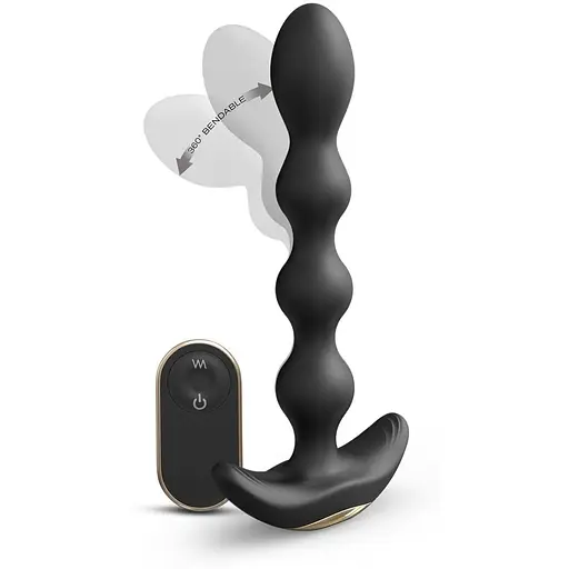 Анальний вібратор-буси Dorcel Flexi Balls гнучкий стовбур пульт ДУ - фото 2