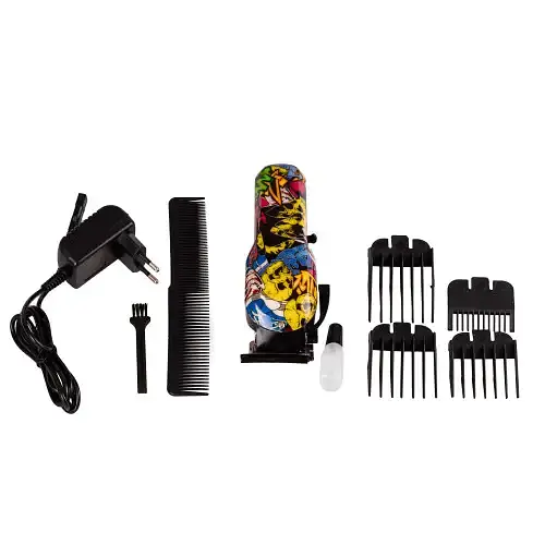 Набір подарунковий: Тример для носа та брів + Тример для бороди + Машинка для стрижки волосся CP2026-20 - фото 2