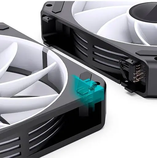 Вентилятор Jonsbo ZG-120BR (3in1) Black (120mm, 500-1500RPM, 36.8dB, 4pin) (ZG-120BR Black) - фото 5