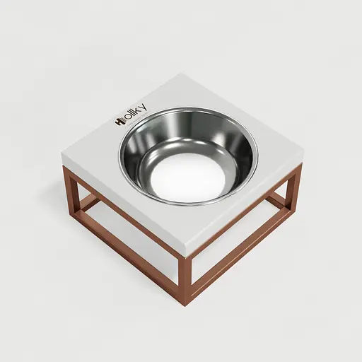 Hollky Base Solo S — миска на підставці для котів і маленьких собак (1 × 0,45 л) - фото 5