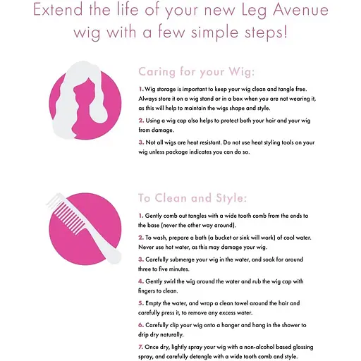 Довга блакитна перука Leg Avenue Long straight bang wig Blue - фото 2