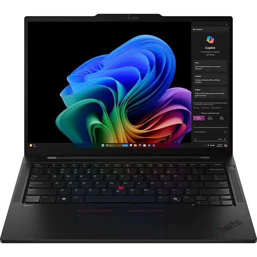 Ноутбук Lenovo 14 ThinkPad T14s Gen 6 (AMD) FM/Ryzen 7 AI PRO 360/64GB/1TB/UMA/W11P/Black (21M10009RA) - фото 1