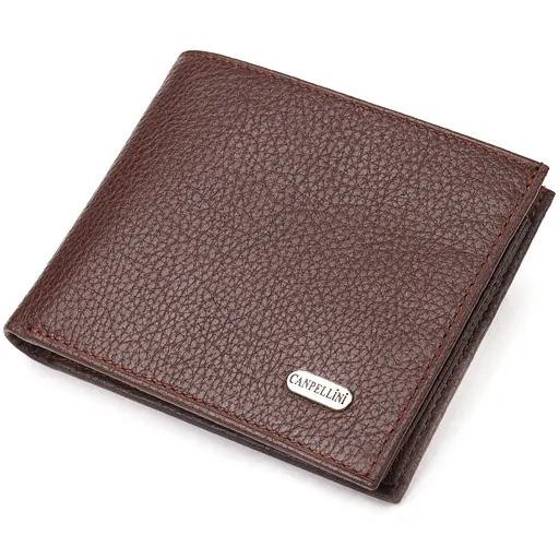 Мужской кожаный кошелек Canpellini 11.5х9.8х1 см acs0025039 - фото 1