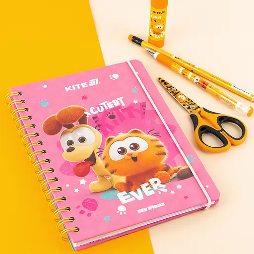 Щоденник на спіралі Kite Garfield тверда обкладинка (GF25-438) - фото 10