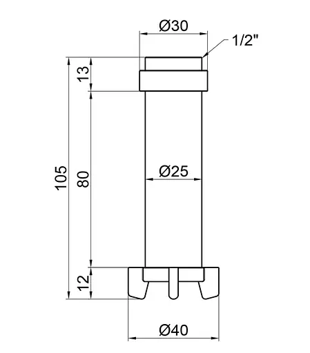 Фильтрующий картридж Thermo Alliance Standart 1/2"х3/4" для самопромывного фильтра SF127FW1520 - фото 3