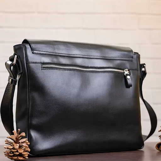 Чоловіча шкіряна сумка SHVIGEL 33х26х8 см sum0012615 - фото 7