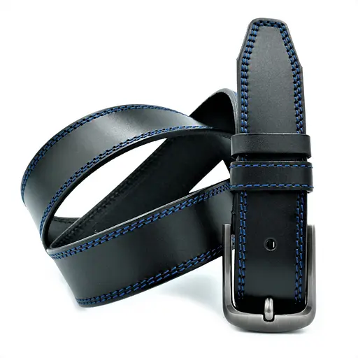 Ремінь шкіряний Weatro чоловічий 110-125х4 см acs0013638 - фото 3