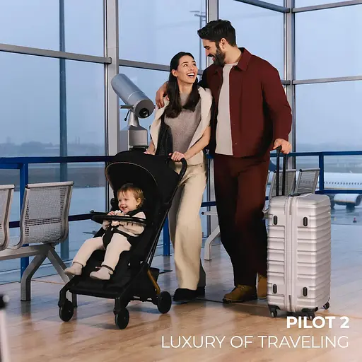 Коляска прогулянкова Kinderkraft Pilot 2 Midnight Black (SPILO02BLK0000) - фото 20