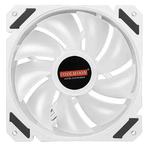 Вентилятор Coolmoon 120мм CM-NORTHWIND Forward (CM-NORTHWIND-F) White - фото 2