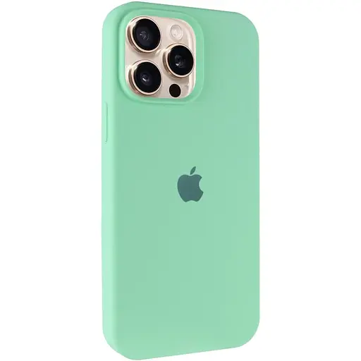 Чохол Epik Silicone Case Full Protective AA для Apple iPhone 15 Pro 6.1 Зелений/Pistachio