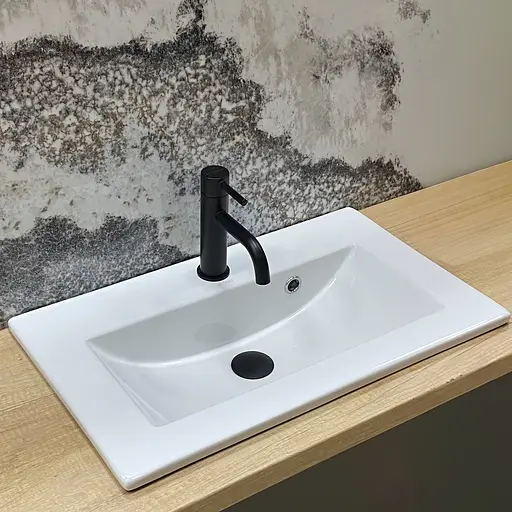 Умивальник VBI Teora 60 white врізний VBI-018051, Білий - фото 2